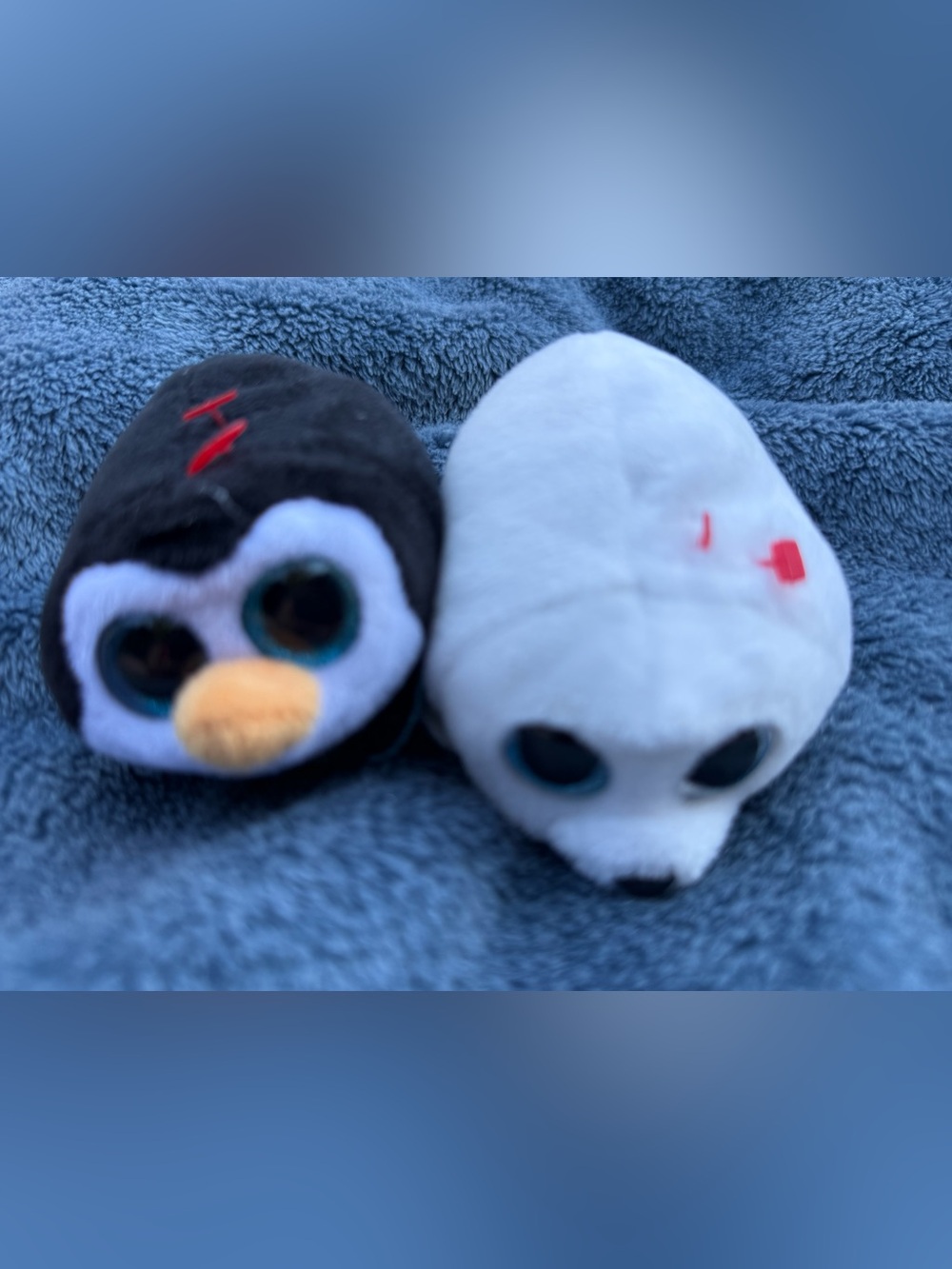 Seal and penguin stuffed animal
